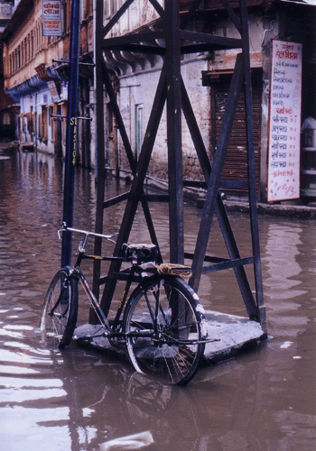 雨季の洪水・ジョードプル